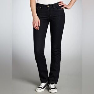 Women Levi’s Dark blue Bold‎ Curve classic rise straight Jeans size 12